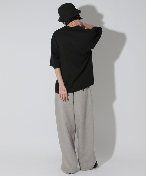LAKOLE(ラコレ)の「アニマルグラフィックスムースT / 669287(Tシャツ/カットソー・メンズ・ブラック/ホワイト/サックスブルー・LARGE/MEDIUM)」の8枚目の写真