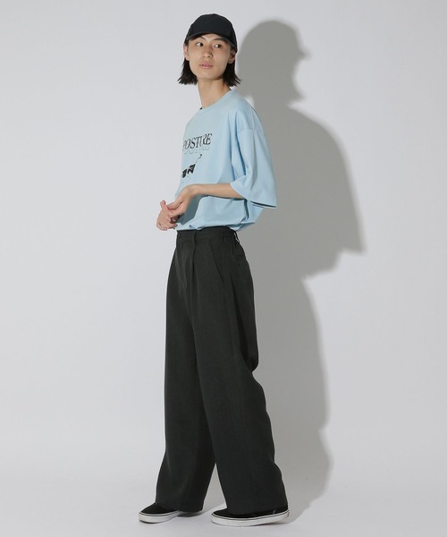 LAKOLE(ラコレ)の「アニマルグラフィックスムースT / 669287(Tシャツ/カットソー・メンズ・ブラック/ホワイト/サックスブルー・LARGE/MEDIUM)」の13枚目の写真
