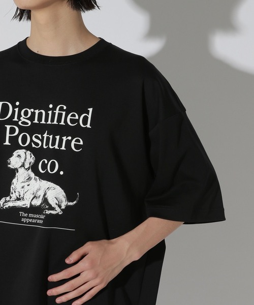 LAKOLE(ラコレ)の「アニマルグラフィックスムースT / 669287(Tシャツ/カットソー・メンズ・ブラック/ホワイト/サックスブルー・LARGE/MEDIUM)」の20枚目の写真