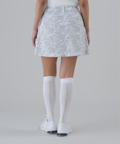St ANDREWS(セントアンドリュース)の「【St ANDREWS】【吸水速乾】【ストレッチ】シャドーボタニカルプリントスカート (WOMENS)(スカート・レディース・ホワイト/ベージュ・S/M)」の16枚目の写真