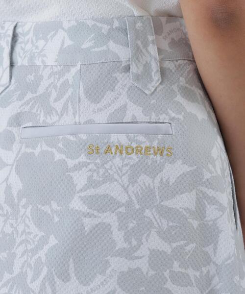 St ANDREWS(セントアンドリュース)の「【St ANDREWS】【吸水速乾】【ストレッチ】シャドーボタニカルプリントスカート (WOMENS)(スカート・レディース・ホワイト/ベージュ・S/M)」の20枚目の写真