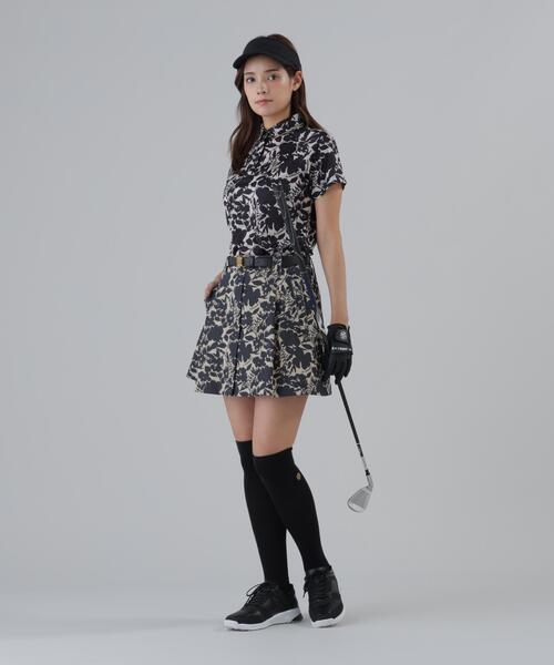 St ANDREWS(セントアンドリュース)の「【St ANDREWS】【吸水速乾】【ストレッチ】シャドーボタニカルプリントスカート (WOMENS)(スカート・レディース・ホワイト/ベージュ・S/M)」の4枚目の写真