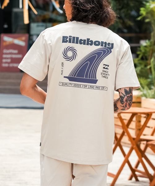 BILLABONG(ビラボン)の「BILLABONG メンズ SINGLE FIN Tシャツ 【2026年夏モデル】(Tシャツ/カットソー・メンズ・オフホワイト/グレー系その他/ベージュ系その他・MEDIUM/LARGE/X-LARGE)」の3枚目の写真