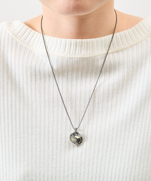 HARIM（ハリム）の「HARIM ハリム / SILVER NECKLACE stairway to Heaven COIN PENDANT シルバー925サージカルステンレスチェーンネックレス / ST-HRP114SV（ネックレス・メンズ・シルバー・50cm/45cm/40cm）」の3枚目の写真