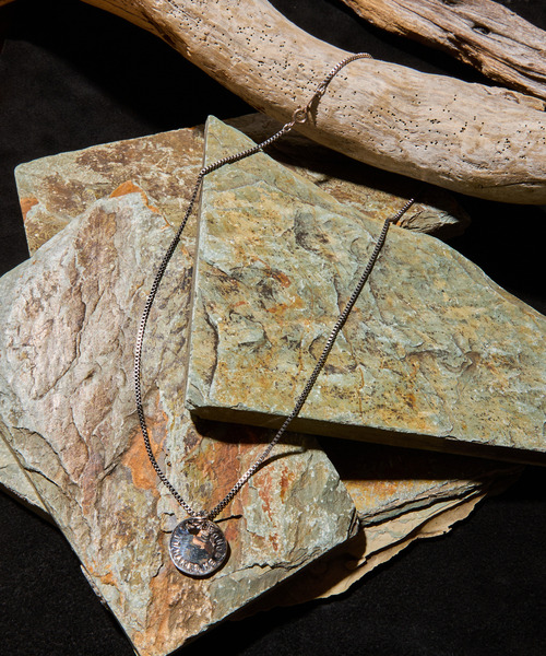 HARIM（ハリム）の「HARIM ハリム / SILVER NECKLACE stairway to Heaven COIN PENDANT シルバー925サージカルステンレスチェーンネックレス / ST-HRP114SV（ネックレス・メンズ・シルバー・50cm/45cm/40cm）」の4枚目の写真