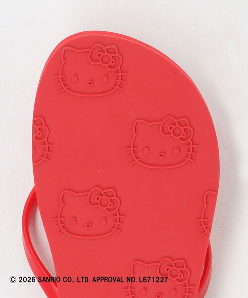 ATTISESSION(アティセッション)の「<HELLO KITTY×ATTISESSION>ビーチ サンダル(サンダル・レディース・レッド/ブラック・38/36)」の11枚目の写真
