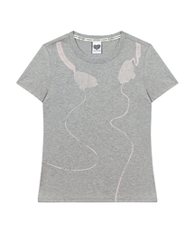 SY HEADSET GRAPHIC TEE(GRAY)