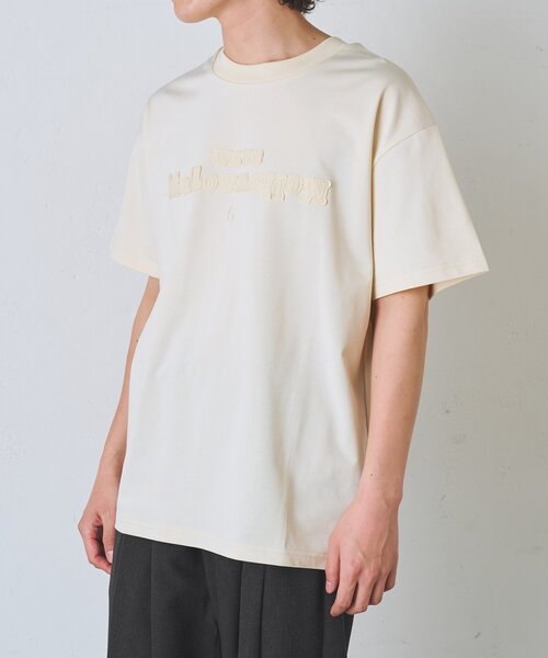 COLONY 2139(コロニートゥーワンスリーナイン)の「ダブルフェイス刺繍Tシャツ(Tシャツ/カットソー・メンズ・レッド/ホワイト/ブラック・MEDIUM/LARGE)」の2枚目の写真