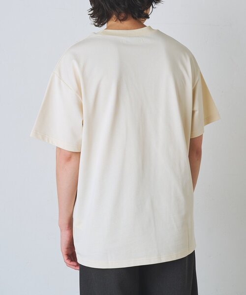 COLONY 2139(コロニートゥーワンスリーナイン)の「ダブルフェイス刺繍Tシャツ(Tシャツ/カットソー・メンズ・レッド/ホワイト/ブラック・MEDIUM/LARGE)」の5枚目の写真