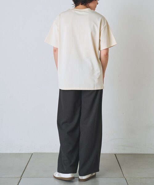 COLONY 2139(コロニートゥーワンスリーナイン)の「ダブルフェイス刺繍Tシャツ(Tシャツ/カットソー・メンズ・レッド/ホワイト/ブラック・MEDIUM/LARGE)」の8枚目の写真