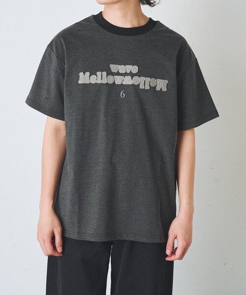COLONY 2139(コロニートゥーワンスリーナイン)の「ダブルフェイス刺繍Tシャツ(Tシャツ/カットソー・メンズ・レッド/ホワイト/ブラック・MEDIUM/LARGE)」の11枚目の写真