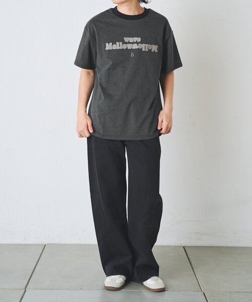 COLONY 2139(コロニートゥーワンスリーナイン)の「ダブルフェイス刺繍Tシャツ(Tシャツ/カットソー・メンズ・レッド/ホワイト/ブラック・MEDIUM/LARGE)」の14枚目の写真