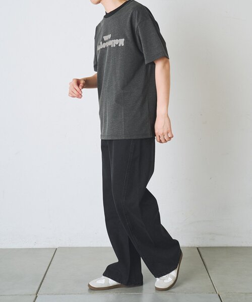 COLONY 2139(コロニートゥーワンスリーナイン)の「ダブルフェイス刺繍Tシャツ(Tシャツ/カットソー・メンズ・レッド/ホワイト/ブラック・MEDIUM/LARGE)」の15枚目の写真