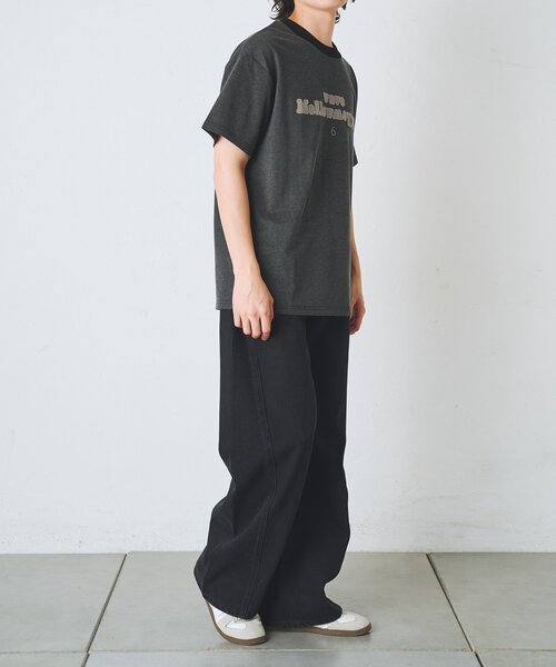 COLONY 2139(コロニートゥーワンスリーナイン)の「ダブルフェイス刺繍Tシャツ(Tシャツ/カットソー・メンズ・レッド/ホワイト/ブラック・MEDIUM/LARGE)」の17枚目の写真