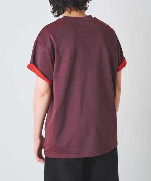 COLONY 2139(コロニートゥーワンスリーナイン)の「ダブルフェイス刺繍Tシャツ(Tシャツ/カットソー・メンズ・レッド/ホワイト/ブラック・MEDIUM/LARGE)」の19枚目の写真