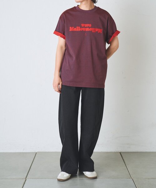 COLONY 2139(コロニートゥーワンスリーナイン)の「ダブルフェイス刺繍Tシャツ(Tシャツ/カットソー・メンズ・レッド/ホワイト/ブラック・MEDIUM/LARGE)」の21枚目の写真