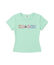 COSO（コソ）の「CCウーマンキャッチクロップTシャツ_4カラー（Tシャツ/カットソー）」