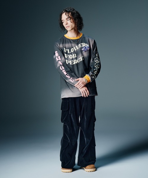 glamb(グラム)の「Velour Cargo Baggy Pants / ベロアカーゴバギーパンツ(その他パンツ・メンズ・グレー/ブラック・S/M/L)」の10枚目の写真