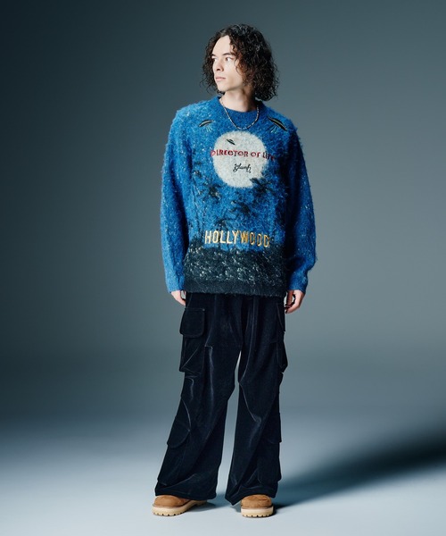 glamb(グラム)の「Velour Cargo Baggy Pants / ベロアカーゴバギーパンツ(その他パンツ・メンズ・グレー/ブラック・S/M/L)」の12枚目の写真