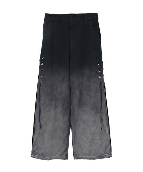 CONVERSE TOKYO(コンバーストウキョウ)の「FADE COLOR LACE-UP PANTS(デニムパンツ・レディース・ネイビー/ブラウン/ブラック・SMALL/MEDIUM)」の3枚目の写真