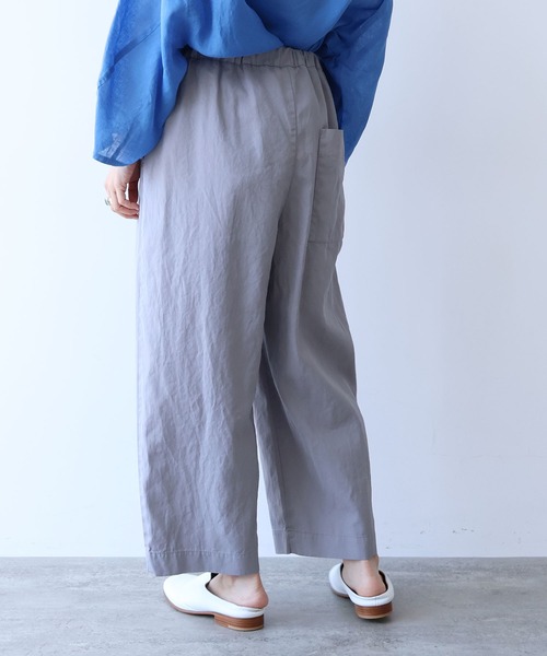 yuni(ユニ )の「△hightwist C producte dye ゴムタックパンツ(その他パンツ・レディース・チャコールグレー/グレー・FREE)」の9枚目の写真