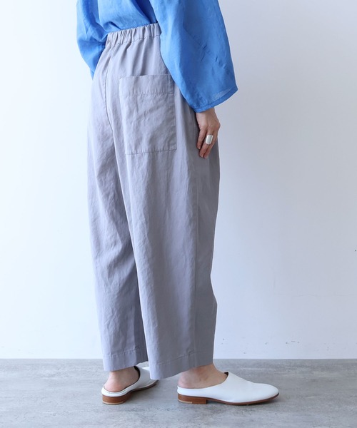 yuni(ユニ )の「△hightwist C producte dye ゴムタックパンツ(その他パンツ・レディース・チャコールグレー/グレー・FREE)」の10枚目の写真