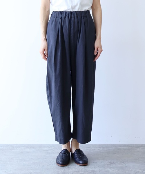 yuni(ユニ )の「△hightwist C producte dye ゴムタックパンツ(その他パンツ・レディース・チャコールグレー/グレー・FREE)」の13枚目の写真