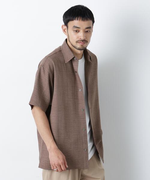 NORMANBROS(ノーマンブロス)の「NORMANBROS/NORMANBROS別注 ワッシャーシャツ半袖(シャツ/ブラウス・メンズ・ネイビー/モカ/チャコール・M/L)」の18枚目の写真