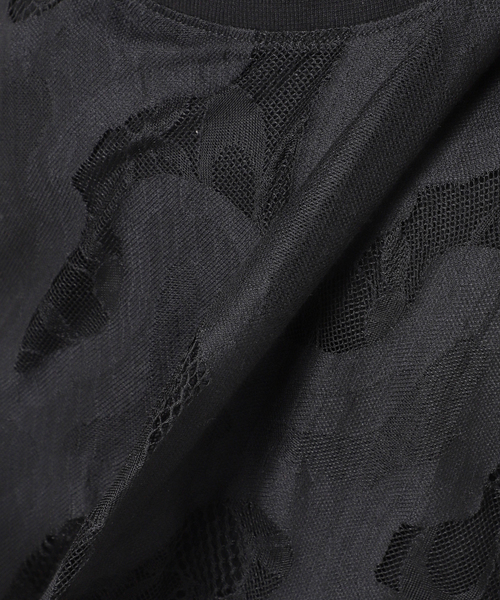 FRAMeWORK(フレームワーク)の「≪追加≫ESTHE OVERSIZED SHEER LACE ベスト(シャツ/ブラウス・レディース・ホワイト/ブラック・FREE)」の7枚目の写真