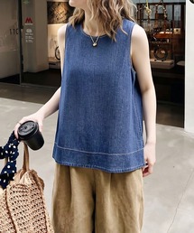 Kerry デニムノースリーブトップス デニム ノースリーブ」に該当するタンクトップファッション通販 - ZOZOTOWN