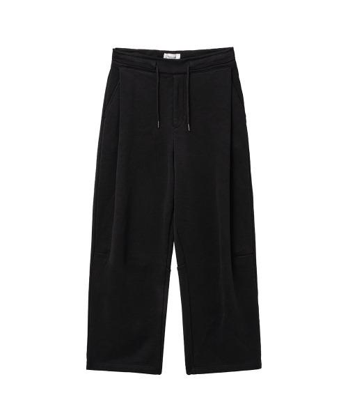 MISEKISEOUL MEN(ミセキソウルメンズ)の「Curved sweat pants BLACK(スウェットパンツ・メンズ・その他・1/2/3)」の2枚目の写真
