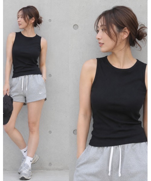 FAZVY(ファズビー)の「リブタンクトップ(タンクトップ・レディース・ホワイト/ブラック・M/S)」の17枚目の写真