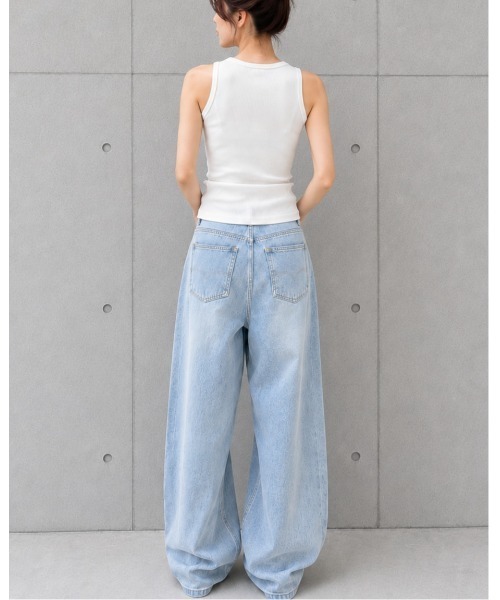 FAZVY(ファズビー)の「リブタンクトップ(タンクトップ・レディース・ホワイト/ブラック・M/S)」の7枚目の写真
