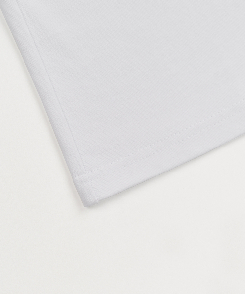 TOFFEE（トフィー）の「[S-XXL] スリムクロップボタンハーフTシャツ (ホワイト)（Tシャツ/カットソー・メンズ・その他・SMALL/MEDIUM/LARGE/X-LARGE/XX-LARGE）」の6枚目の写真