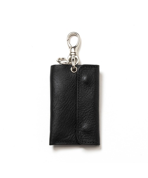 CALEE（キャリー）の「STUDS LEATHER KEY CASE（キーケース/キーアクセサリー・メンズ・ブラック・FREE）」の3枚目の写真