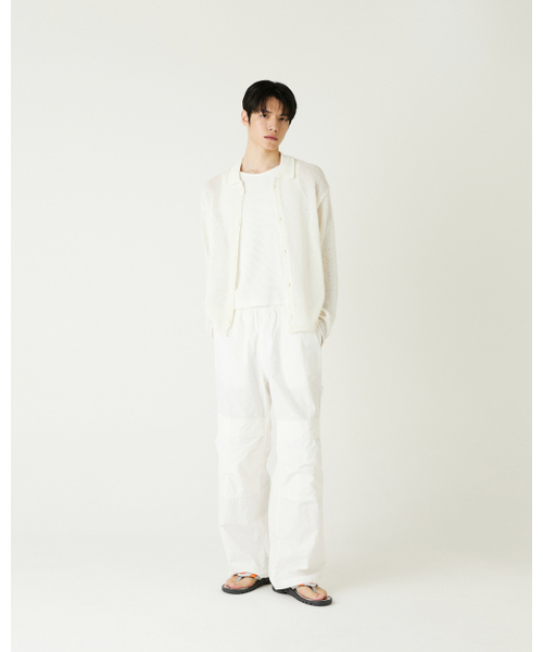 THEENDQUESTION（ジエンドクエスチョン）の「Linen blend collar cardigan / WHITE（カーディガン/ボレロ・レディース・その他・FREE）」の6枚目の写真