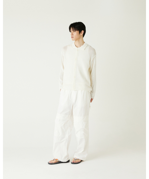 THEENDQUESTION（ジエンドクエスチョン）の「Linen blend collar cardigan / WHITE（カーディガン/ボレロ・レディース・その他・FREE）」の11枚目の写真