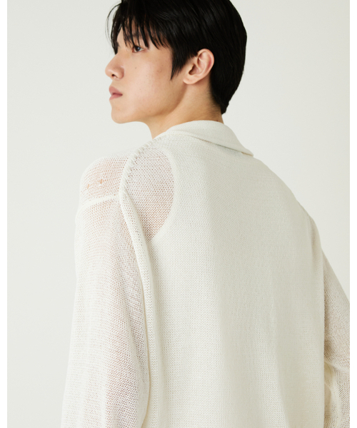 THEENDQUESTION（ジエンドクエスチョン）の「Linen blend collar cardigan / WHITE（カーディガン/ボレロ・レディース・その他・FREE）」の17枚目の写真