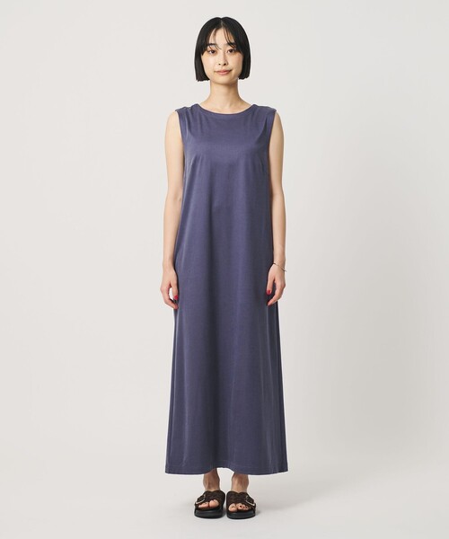 BEAUTY&YOUTH UNITED ARROWS（ビューティーアンドユースユナイテッドアローズ）の「キュプラポリエステル バックオープンワンピース（ワンピース・レディース・オレンジ/ブラック/ネイビー・M/S）」の13枚目の写真