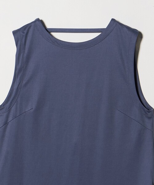 BEAUTY&YOUTH UNITED ARROWS（ビューティーアンドユースユナイテッドアローズ）の「キュプラポリエステル バックオープンワンピース（ワンピース・レディース・オレンジ/ブラック/ネイビー・M/S）」の18枚目の写真