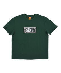 ERSCO（イーアルエスコ）の「ダラー ロゴ Tシャツ_グリーン（Tシャツ/カットソー）」