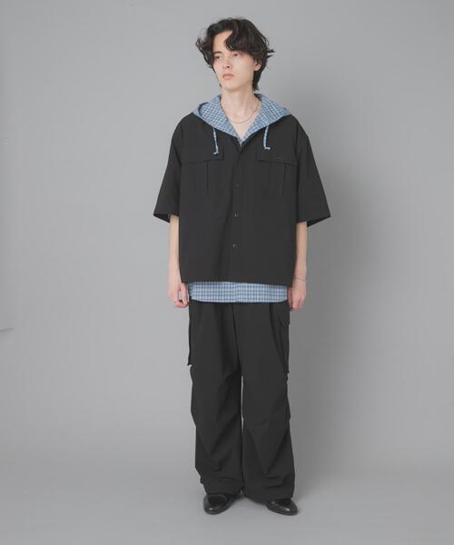 SENSE OF PLACE by URBAN RESEARCH（センスオブプレイスバイアーバンリサーチ）の「『別注』Converse×SENSE OF PLACE　JACK PURCELカーゴパンツ（その他パンツ・メンズ・ブラック/チャコールグレー・SMALL/MEDIUM/LARGE）」の8枚目の写真