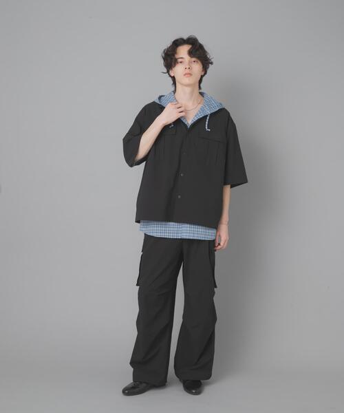 SENSE OF PLACE by URBAN RESEARCH（センスオブプレイスバイアーバンリサーチ）の「『別注』Converse×SENSE OF PLACE　JACK PURCELカーゴパンツ（その他パンツ・メンズ・ブラック/チャコールグレー・SMALL/MEDIUM/LARGE）」の9枚目の写真