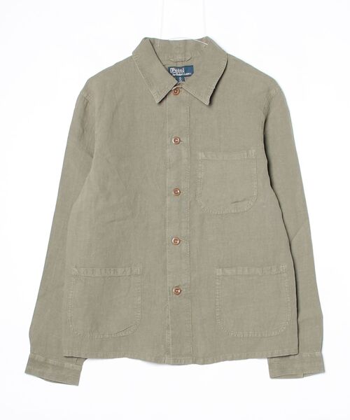 POLO RALPH LAUREN(ポロ ラルフ ローレン)の「リネン ユーティリティ ジャケット(カバーオール・メンズ・グリーン・S/M/L/XL/XS/XXL)」の6枚目の写真