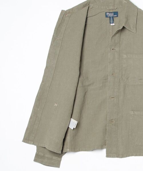 POLO RALPH LAUREN(ポロ ラルフ ローレン)の「リネン ユーティリティ ジャケット(カバーオール・メンズ・グリーン・S/M/L/XL/XS/XXL)」の8枚目の写真