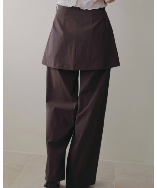 anuke（アンヌーク）の「Multifunction Layered Pants 62610725（その他パンツ・レディース・ブラック/ブラウン・36/38）」の10枚目の写真