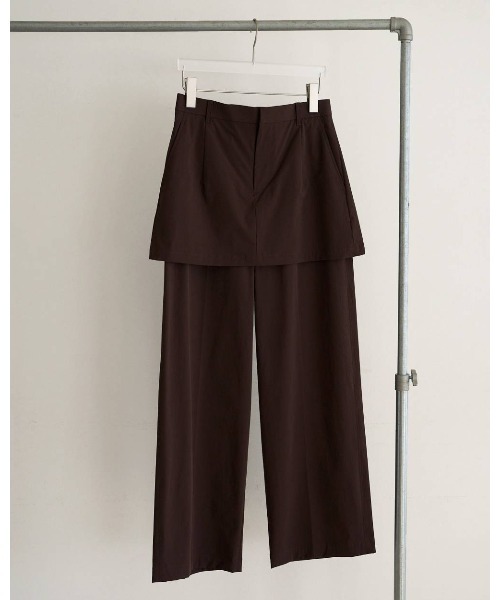 anuke（アンヌーク）の「Multifunction Layered Pants 62610725（その他パンツ・レディース・ブラック/ブラウン・36/38）」の18枚目の写真