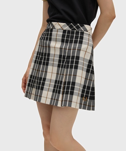 FRED PERRY(フレッドペリー)の「【先行予約受付中】Tartan Skirt/タータンチェックスカート(スカート・レディース・ベージュ・6/8/10)」の1枚目の写真
