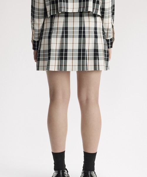 FRED PERRY(フレッドペリー)の「【先行予約受付中】Tartan Skirt/タータンチェックスカート(スカート・レディース・ベージュ・6/8/10)」の8枚目の写真