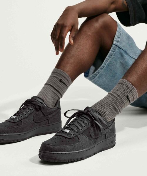 NIKE(ナイキ)の「エア フォース 1 '07 LV8 「デニム」 メンズシューズ / Air Force 1 '07 LV8 "Denim" Men's Shoes IR0951-003 Anthracite(スニーカー・メンズ・スミクロ・25/25.5/27/26.5/26/24.5/24/28.5/28/27.5/29.5/29/30)」の15枚目の写真
